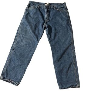 Lanesboro Outdoors Men’s Plaid Flannel Lined Jeans Straight Leg Size 40 X 30